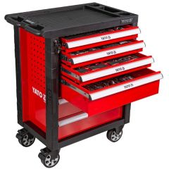 Yato - 5 Drawer Service Tool Cabinet with Tools Set of 217pcs - YT-55303